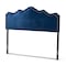 Baxton Studio Nadeen Royal Blue Velvet Upholstered Queen Size Headboard 156-9345 - alternate 1